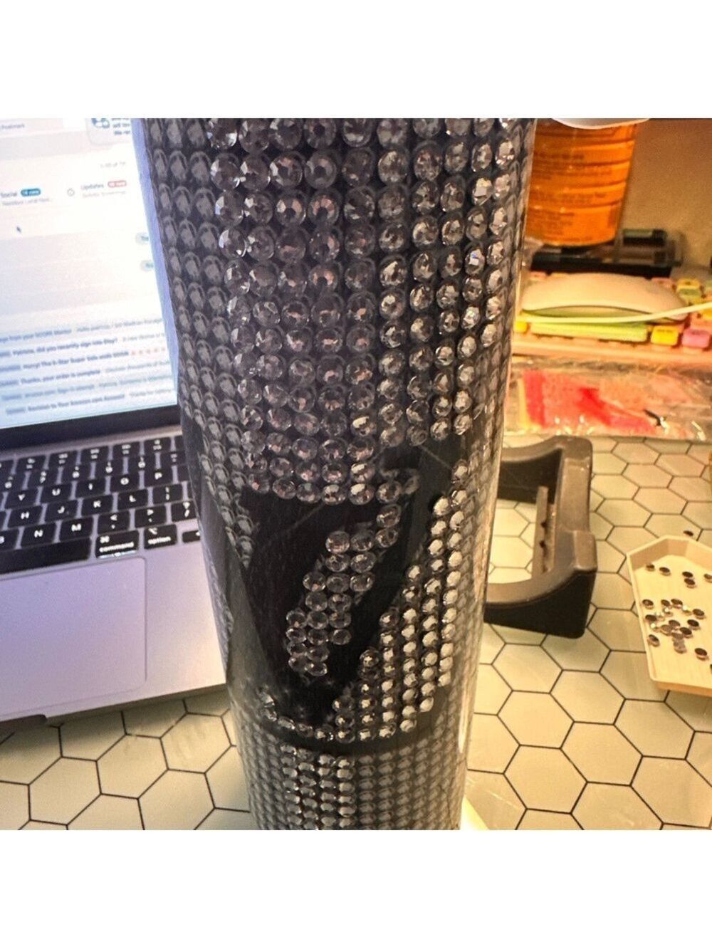Rhinestone tumblers 20 oz - Picture 3 of 7